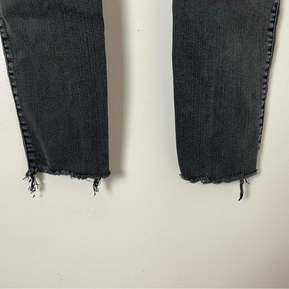 Torrid Bombshell Skinny Jeans | Distressed | Raw Hemline | Black